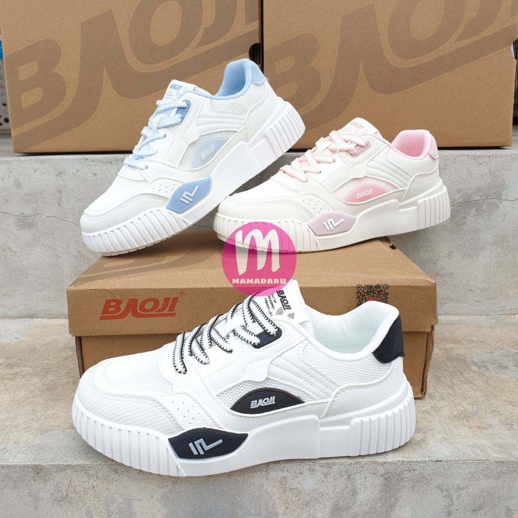 BAOJI BRW 503 รองเท้าผ้าใบเบาจิ เบาจิ รองเท้ากีฬา ใส่วิ่ง ใส่เล่น
