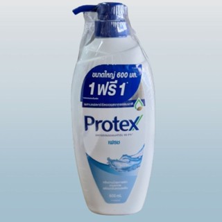 สุดคุ้มขนาดจัมโบ้ (1 ฟรี 1) โพรเทคส์ เฟรช ครีมอาบน้ำ Protex shower cream fresh 600 มล.×2 ขวด