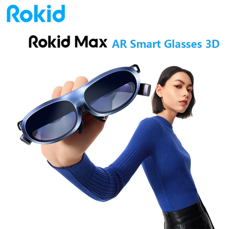 Rokid Max AR Smart Glasses 3D แว่นตา AR กว้างพิเศษ 50° พร้อมหน้าจอ 215 นิ้ว