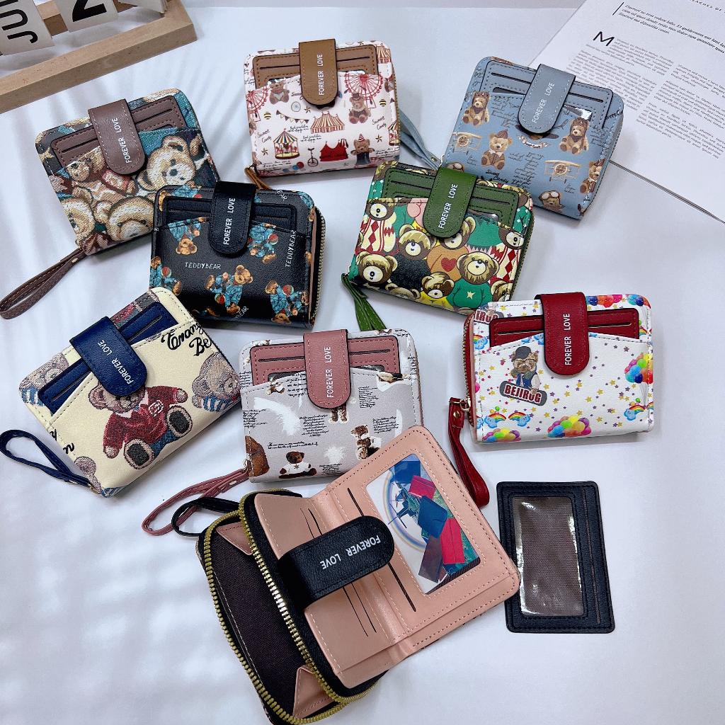 811#กระเป๋า2พับสตางค์ผู้หญิง2พับ+ช่องซิป.กระเป๋าสตางค์ซิปรอบ  📌กระเป๋าสตางค์  📌กระเป๋าสตางค์ใบสั้น  📌กระเป๋า2พับสั้นจะไม