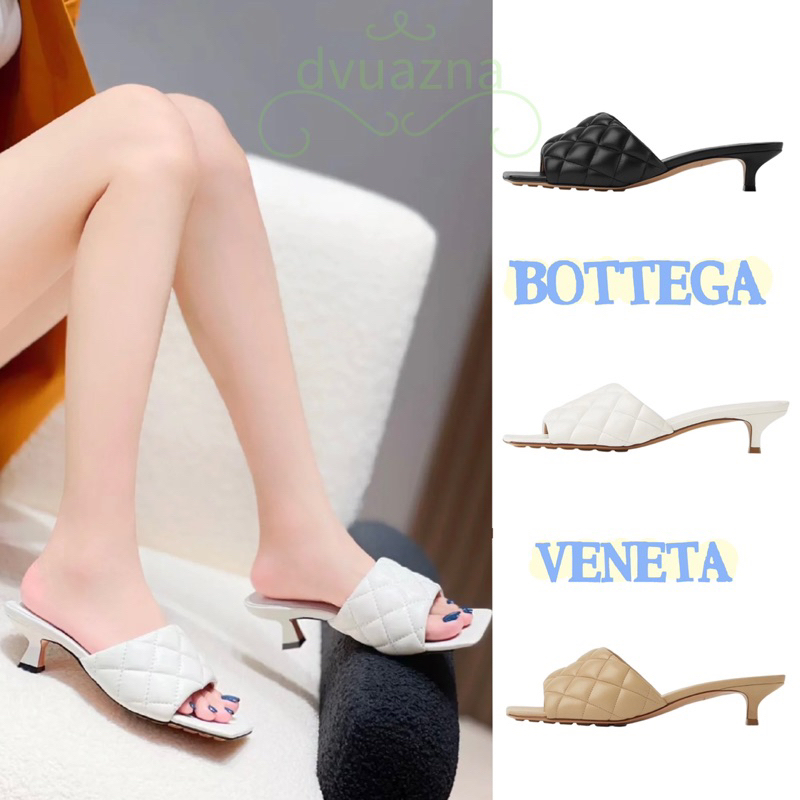 100% แบรนด์ใหม่และของแท้ BOTTEGA VENETA / BV PADDED สุภาพสตรีรองเท้าแฟชั่น