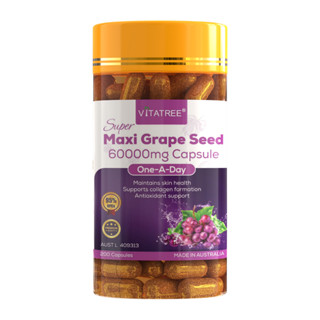 VITATREE MAXI GRAPE SEED 6000mg 200 Casules