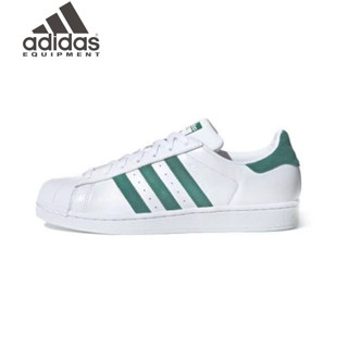 รองเท้าลำลอง Adidas Superstar II แท้ หุ้น หมึกสีขาวเขียว 36-45