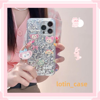 🎁ส่งของขวัญ🎁เคสไอโฟน สำหรับ 11 13 for iPhone Case 14 12 Pro Max น่ารัก การ์ตูน กระต่าย กันกระแทก ปกป้อง เคสโทรศัพท์