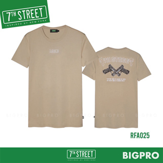 เสื้อยืด 7th Street แนวสตรีท รุ่น Ready fire aim (มอคค่า) RFA025 ของแท้