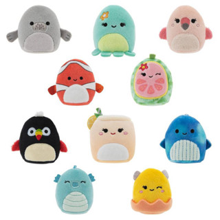 (ของแท้100%) Squishville by Squishmallows Vacation Squad 2" Plush Toy - 10 pack