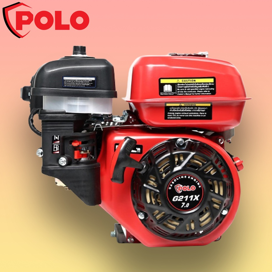 POLO  เครื่องยนต์ POLO G211x 7.0HP สตาร์ทมือ