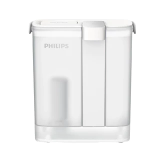 Philips water AWP2980WH เหยือกกรองน้ํา เหยือกกรองน้ำดื่มซีโร่วอเตอร์ แบบชาร์จ การกรอง 3 ชั้น
