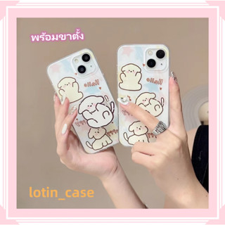 🎁ส่งของขวัญ🎁เคสไอโฟน สำหรับ 11 13 for iPhone Case 14 12 Pro Max น่ารัก น่าสนใจ พร้อมขาตั้ง กันกระแทก ปกป้อง เคสโทรศัพท์