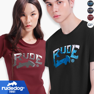 rudedog เสื้อยืดผู้ชาย เสื้อยืดผู้หญิง รุ่น Mica ของแท้ 100% รู้ดด็อก