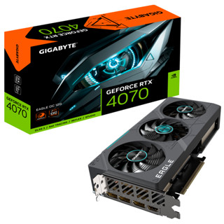 VGA (การ์ดแสดงผล) GIGABYTE GeForce RTX 4070 EAGLE OC 12G (GV-N4070EAGLE OC-12GD)