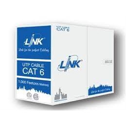 LINK สายแลน CAT6 UTP OUT DOOR รุ่น US-9106OUT ขนาด 305 เมตร สีดำ