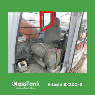 กระจกแค็ปหลังขวา Hitachi EX200-5 กระจกแม็คโคร