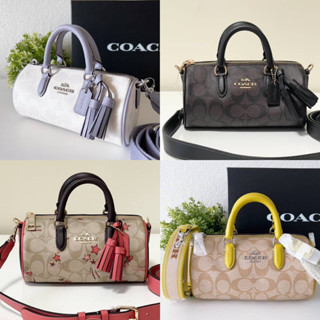 🎀(สด-ผ่อน) CK689 ซีเข้ม / CB874 ขาวม่วง เบจเหลือง / CK562 ดาว LACEY CROSSBODY IN SIGNATURE CANVAS