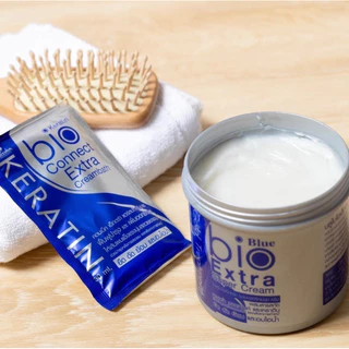 ทรีทเม้นท์ ไบโอบลู Bio Keratin MARTINA ทรีทเมนท์บำรุง ฟื้นฟูผมเสีย กลิ่นหอมมาก 500ml.ของแท้💯 X PB