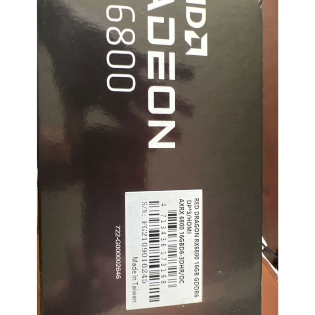 PowerColor Red Dragon AMD Radeon RX 6800 OC 16GB GDDR6 Graphics Card