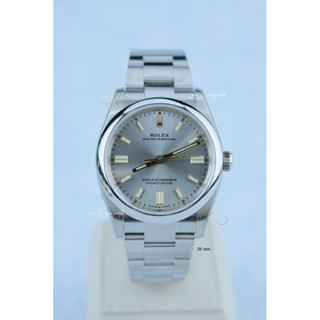 Rolex OP 36 mm. silver color automatic swiss movement