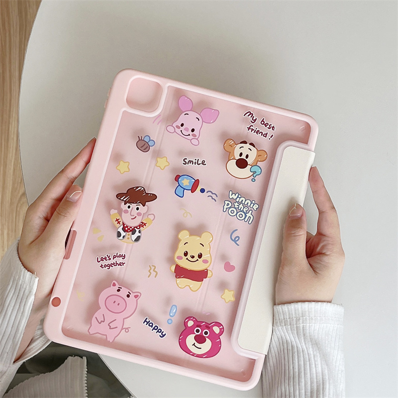 เคส for 2022 gen10 case Gen9 Air4/5 อะคริลิค ฉลากดำ ขัดแตะ ช่องใส่ปากกาขวา Acrylic  Pro 11  Gen8 gen6 gen5 9.7mini6