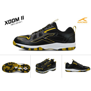 รองเท้าแบดมินตัน HUNDRED badminton Shoe : XOOM II - HBFS-2M109-1