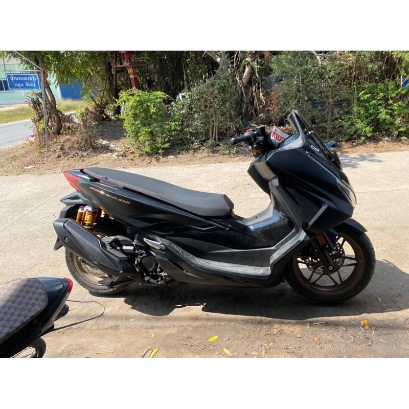 เบาะฟอซ่า350 ทรงปาดเรียบ หนังแฟชั่น