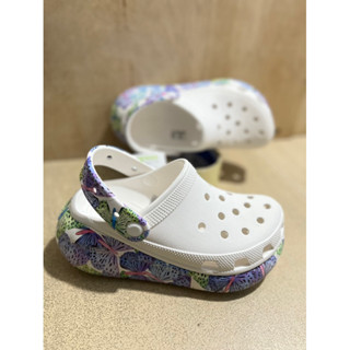 Crocs classic butterfly crush รองเท้าผู้หญิง ส้นสูง สวย นิ่ม ใส่สบ่าย