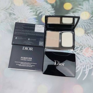 แป้งผสมรองพื้น Dior Forever Natural Velvet Compact Foundation Long Wear No Transfer 90% Natural-Origin Ingredients 10g.