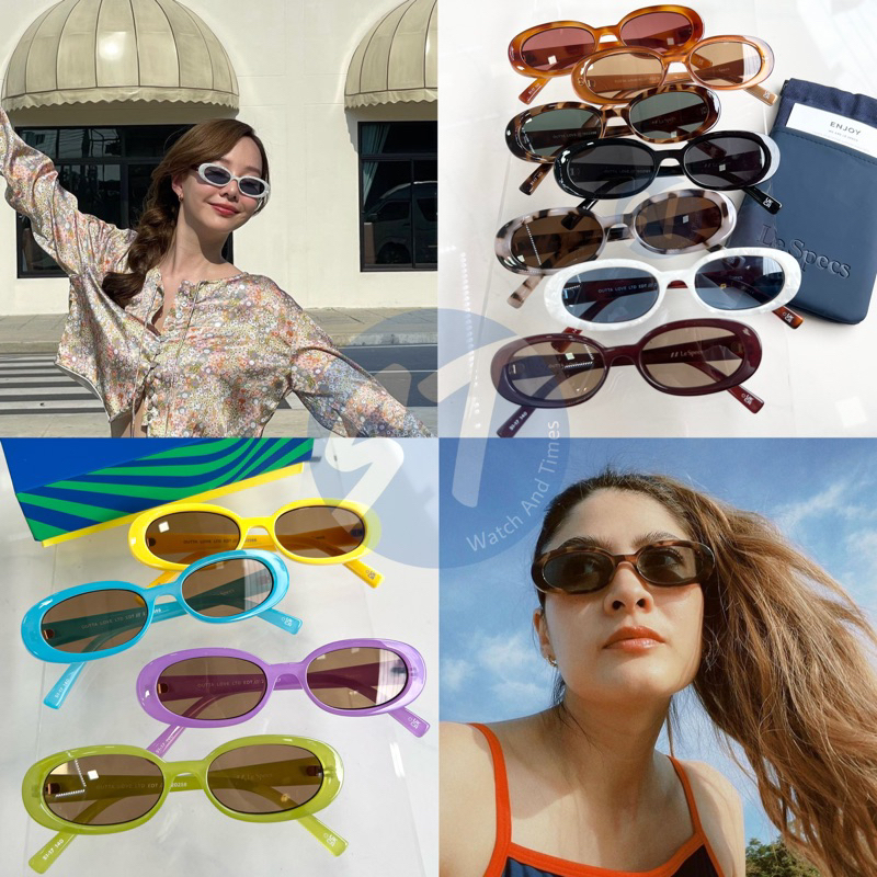 เก็บโค้ดลดเพิ่ม30%[แท้100%]แว่นกันแดด Le Specs - outta love / ล็อตใหม่ซองสีขาว