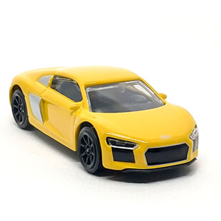 Majorette Audi R8 V10 - สีเหลือง /Wheels 8SB /scale 1/58 (3 inches) no Package