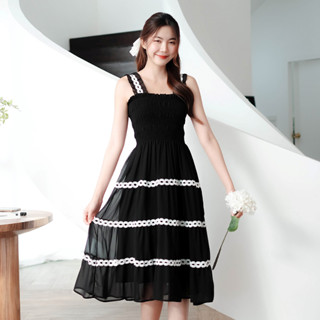 16-280 Missy Maxi Black Dress