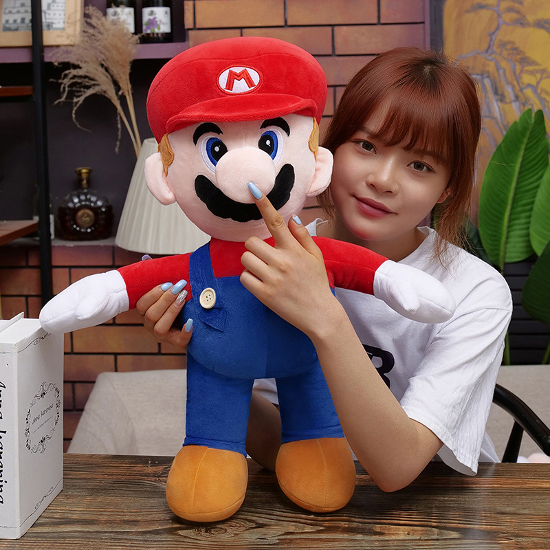 ✨พร้อมส่ง✨ตุ๊กตา super mario doll 40cm