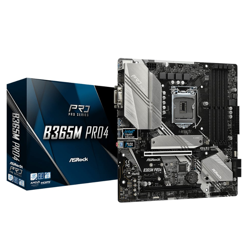 MAINBOARD (เมนบอร์ด) 1151 ASROCK B365M PRO4