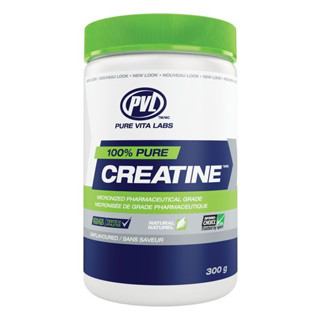 PVL 100% Pure Creatine ขนาด 300 g. ครีเอทีน แบบผง เพิ่มแรง เพิ่มพลัง