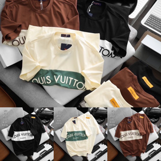 เสื้อยืดแขนสั้น Louis Vuitton 🔖 Unisex 👱🏻‍♂️👩🏼‍🦰 cotton 💯 ผ้านุ่ม ใส่สบายตัว พร้อมส่งจากไทย 🚚 ร้านค้าจัดส่งไว