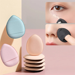 3 Pcs Mini Size Finger Puff Set Makeup Sponge Concealer Foundation Detail Puff Professional Cosmetic Cushion Puff Makeup