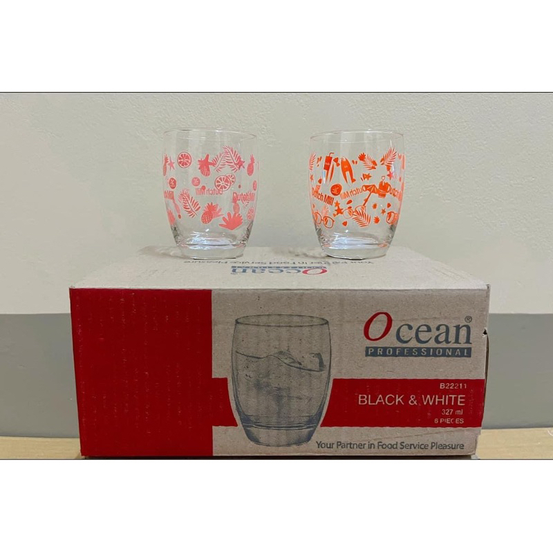 แก้วน้ำ Dutchmill Ocean Glass 🍉🍑🍓