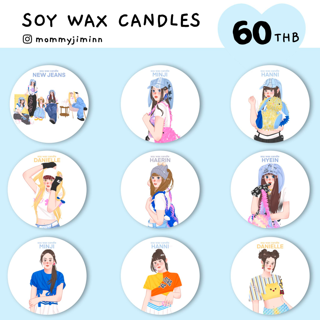 SOY WAX CANDLE 🕯  เทียนหอม นิวจีนส์ by mommyjiminn