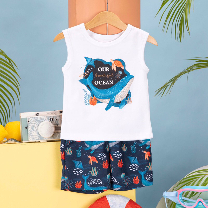 Mila Kids - 05 Our beautiful Ocean : Top and Shorts