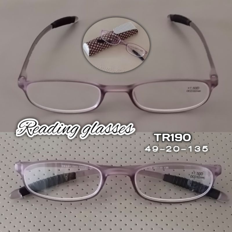 TR90 รุ่นTR190 แว่นอ่านหนังสือ แบบสายตายาว