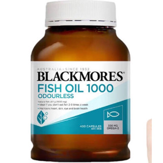 🔥Big Sale🔥 Blackmores Fish Oil 1000 mg แบล็คมอร์ส น้ำมันปลา ขนาด 80 Capsules