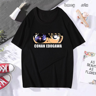 เสื้อยืด Anime Detective Conan Anime Handsome Eyes of Conan ตัวละครตัวใหญ่ ไซส์ใหญ่ ใหม่