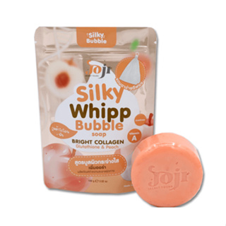 JOJI Secret Young Silky Whipp Bubble Soap Bright Collagen Glutathione &amp; Peach สบู่ 100g