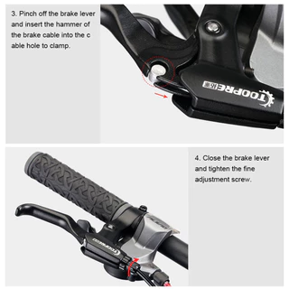 🚚1 คู่คันโยกเบรคจักรยานอลูมิเนียมเบามากจักรยานเบรคจับ 2.2 ซม. BMX เบรคมือจับ MTB จักรยานเสือหมอบอุปกรณ์เสริมจักรยาน