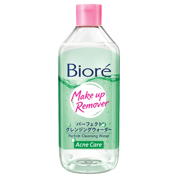 Biore Makeup Remover Perfect Cleansing Water Acne Care 400ml บิโอเร เพอร์เฟค คลีนซิ่ง วอเตอร์ แอคเน่
