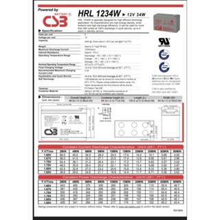 CSB HRL 1234W F2FR 12V 34W เปิด Vat ได้