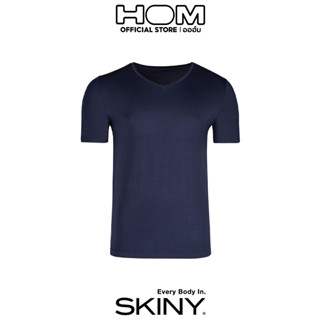 SKINY รุ่น S80317-0393 Tee shirt ผู้ชาย คอวี แขนสั้น ผ้า Bamboo  เนื้อนุ่มสวมใส่สบาย