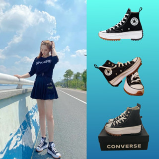 [ส่งในไทย]รองเท้าผ้าใบ Converse Run Star High Top รองเท้าผ้าใบผู้ชายและผู้หญิง จัดส่งทันที