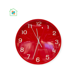 IKEA อิเกีย นาฬิกาแขวนผนัง 28 cm สีแดง นาฬิกา นาฬิกาแขวน Wall Clock