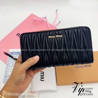 MlU MlU LONG ZIPPER WALLET / MlU MlU WALLET กระเป๋าสตางค์ใบยาว น่ารักพาใจฟู ดีไซน์น่ารักน่าใช้มาก