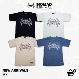 เสื้อยืดสกรีนนูน NOMAD MINIMAL #BM7