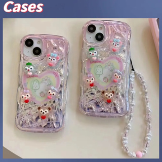 คูปองเคลม🎀เคสไอโ case for iphone 11 12 ตุ๊กตาดิสนีย์ 3 มิติสุดน่ารัก เคส 14 13 12 11 pro max เคสมือถือกันกระแทก